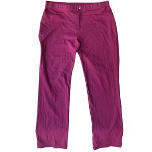 HB Women Straight Leg Nurse Pants size L Tall, Purple